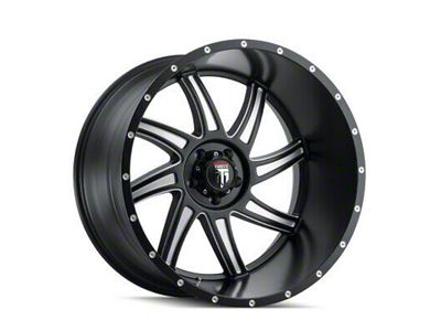 American Truxx Vortex Gloss Black Milled 6-Lug Wheel; 20x10; -24mm Offset (19-23 Ranger)