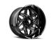 American Truxx Euphoria Gloss Black Milled 6-Lug Wheel; 20x9; 0mm Offset (19-24 Sierra 1500)