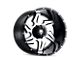 American Truxx Ninja Gloss Black Machined 6-Lug Wheel; 22x14; -76mm Offset (21-24 Yukon)