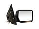 Replacement Powered Heated Mirror; Passenger Side; Black (07-08 F-150 w/o Puddle Light & Auto Dimmer)