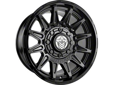 Anthem Off-Road Liberty Satin Black 8-Lug Wheel; 17x9; -12mm Offset (01-06 Sierra 2500 HD)