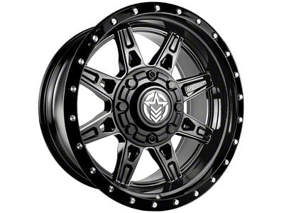 Anthem Off-Road Rogue Gloss Black Milled 8-Lug Wheel; 20x10; -18mm Offset (01-06 Sierra 2500 HD)