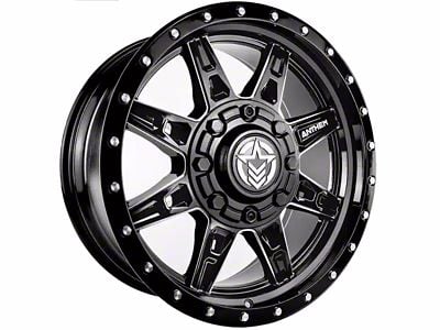 Anthem Off-Road Rogue Gloss Black Milled 8-Lug Wheel; 20x12; -44mm Offset (01-06 Sierra 2500 HD)