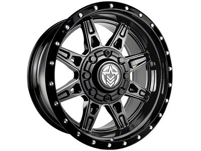 Anthem Off-Road Rogue Gloss Black Milled 8-Lug Wheel; 20x9; 0mm Offset (01-06 Sierra 2500 HD)