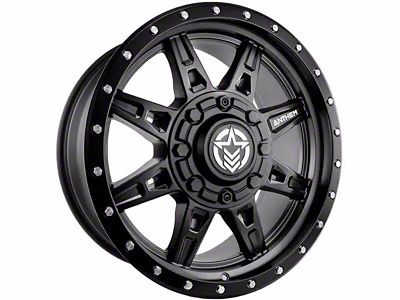 Anthem Off-Road Rogue Satin Black 8-Lug Wheel; 17x9; -12mm Offset (01-06 Sierra 2500 HD)