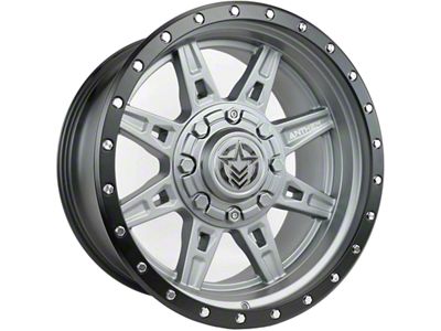 Anthem Off-Road Rogue Titanium Gray 8-Lug Wheel; 18x9; 18mm Offset (01-06 Sierra 2500 HD)