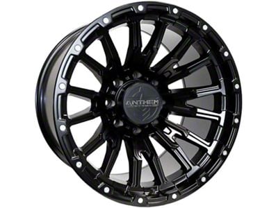 Anthem Off-Road Talon Satin Black 8-Lug Wheel; 20x12; -44mm Offset (01-06 Sierra 2500 HD)