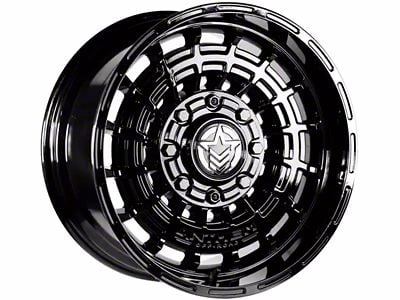 Anthem Off-Road Viper Gloss Black 8-Lug Wheel; 17x9; -12mm Offset (01-06 Sierra 2500 HD)