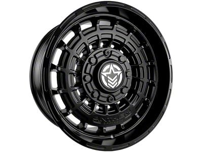 Anthem Off-Road Viper Satin Black 8-Lug Wheel; 17x9; -12mm Offset (01-06 Sierra 2500 HD)