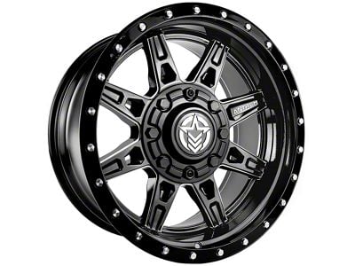 Anthem Off-Road Rogue Gloss Black Milled 8-Lug Wheel; 20x9; 0mm Offset (01-06 Sierra 3500 HD SRW)