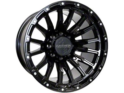 Anthem Off-Road Talon Satin Black 8-Lug Wheel; 20x12; -44mm Offset (01-06 Sierra 3500 HD SRW)