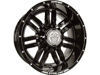 Anthem Off-Road Equalizer Gloss Black 8-Lug Wheel; 18x9; 0mm Offset (01-06 Silverado 2500 HD)