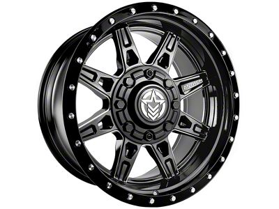 Anthem Off-Road Rogue Gloss Black Milled 8-Lug Wheel; 20x10; -18mm Offset (01-06 Silverado 2500 HD)