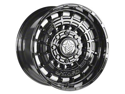 Anthem Off-Road Viper Gloss Black 8-Lug Wheel; 18x9; 0mm Offset (01-06 Silverado 2500 HD)