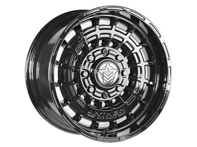 Anthem Off-Road Viper Gloss Black 8-Lug Wheel; 20x10; -18mm Offset (01-06 Silverado 2500 HD)