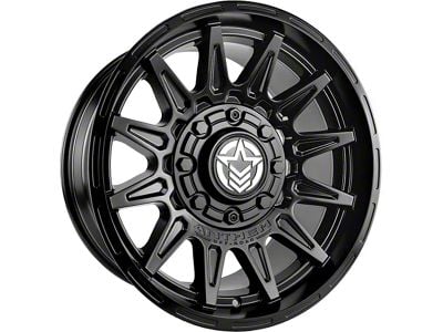 Anthem Off-Road Liberty Satin Black 8-Lug Wheel; 17x9; -12mm Offset (03-09 RAM 2500)