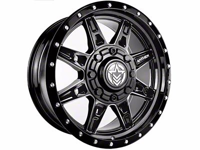 Anthem Off-Road Rogue Gloss Black Milled 8-Lug Wheel; 20x12; -44mm Offset (03-09 RAM 3500 SRW)