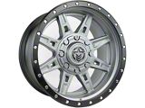 Anthem Off-Road Rogue Titanium Gray 8-Lug Wheel; 17x9; -12mm Offset (03-09 RAM 3500)