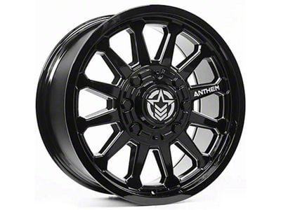 Anthem Off-Road Intimidator Gloss Black Milled 6-Lug Wheel; 18x9; -12mm Offset (04-08 F-150)