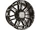 Anthem Off-Road Equalizer Gloss Black Milled 6-Lug Wheel; 18x9; -12mm Offset (07-13 Sierra 1500)