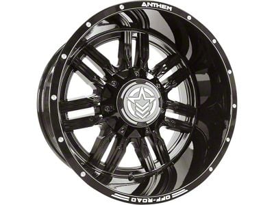 Anthem Off-Road Equalizer Gloss Black 6-Lug Wheel; 20x12; -44mm Offset (07-13 Sierra 1500)