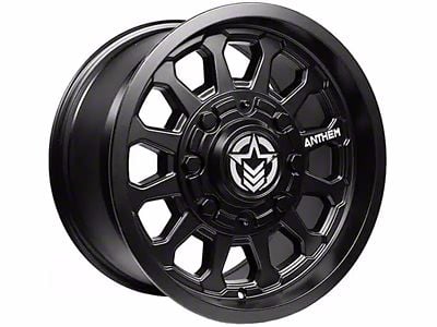 Anthem Off-Road Intimidator Satin Black 6-Lug Wheel; 20x10; -24mm Offset (07-13 Sierra 1500)