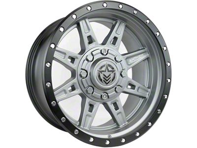 Anthem Off-Road Rogue Titanium Gray 6-Lug Wheel; 18x9; 18mm Offset (07-13 Sierra 1500)