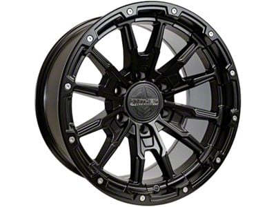 Anthem Off-Road Talon Satin Black 6-Lug Wheel; 20x10; -24mm Offset (07-13 Sierra 1500)