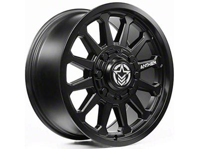 Anthem Off-Road Intimidator Satin Black 8-Lug Wheel; 18x9; -12mm Offset (11-14 Sierra 3500 HD SRW)