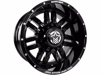 Anthem Off-Road Equalizer Gloss Black 6-Lug Wheel; 18x9; 0mm Offset (07-13 Silverado 1500)