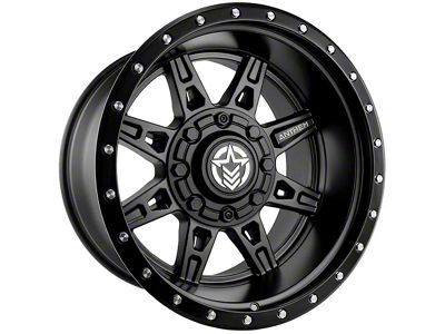 Anthem Off-Road Rogue Satin Black 6-Lug Wheel; 20x12; -44mm Offset (07-13 Silverado 1500)