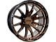 Anthem Off-Road Talon Bronze 6-Lug Wheel; 20x10; -24mm Offset (07-13 Silverado 1500)