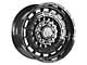 Anthem Off-Road Viper Gloss Black 8-Lug Wheel; 17x9; -12mm Offset (11-14 Silverado 2500 HD)