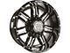 Anthem Off-Road Equalizer Gloss Black Milled 8-Lug Wheel; 18x10; -24mm Offset (11-14 Silverado 3500 HD SRW)