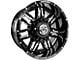 Anthem Off-Road Equalizer Gloss Black Milled 6-Lug Wheel; 18x10; -24mm Offset (07-14 Yukon)