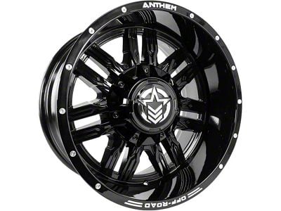 Anthem Off-Road Equalizer Gloss Black 6-Lug Wheel; 18x10; -24mm Offset (07-14 Yukon)