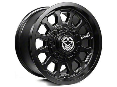 Anthem Off-Road Intimidator Satin Black 6-Lug Wheel; 18x9; -12mm Offset (07-14 Yukon)