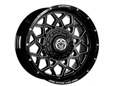 Anthem Off-Road Avenger Gloss Black Milled 6-Lug Wheel; 18x9; 18mm Offset (09-14 F-150)