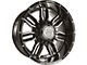 Anthem Off-Road Equalizer Gloss Black with Gray 6-Lug Wheel; 20x10; -24mm Offset (09-14 F-150)