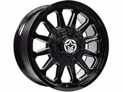 Anthem Off-Road Intimidator Gloss Black Milled 5-Lug Wheel; 17x9; 0mm Offset (09-18 RAM 1500)