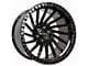 Anthem Off-Road Turbine Gloss Black 8-Lug Wheel; 22x12; -24mm Offset (11-16 F-350 Super Duty SRW)