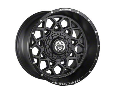 Anthem Off-Road Avenger Satin Black 6-Lug Wheel; 20x12; -44mm Offset (14-18 Sierra 1500)