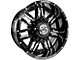 Anthem Off-Road Equalizer Gloss Black Milled 6-Lug Wheel; 18x10; -24mm Offset (14-18 Silverado 1500)