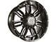 Anthem Off-Road Equalizer Gloss Black with Gray 6-Lug Wheel; 20x12; -44mm Offset (15-20 F-150)