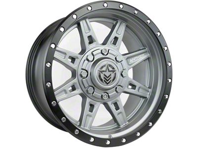 Anthem Off-Road Rogue Titanium Gray 8-Lug Wheel; 17x8.5; 0mm Offset (15-19 Sierra 3500 HD SRW)