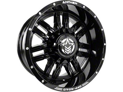 Anthem Off-Road Equalizer Gloss Black 6-Lug Wheel; 20x10; -24mm Offset (15-20 Tahoe)