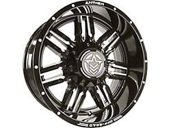 Anthem Off-Road Equalizer Gloss Black Milled 8-Lug Wheel; 18x9; -12mm Offset (17-22 F-250 Super Duty)