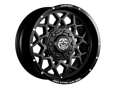 Anthem Off-Road Avenger Satin Black 6-Lug Wheel; 17x9; 0mm Offset (2024 Ranger)