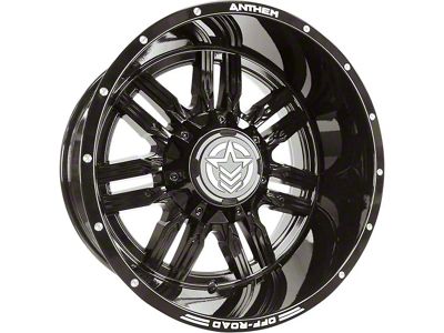 Anthem Off-Road Equalizer Gloss Black 6-Lug Wheel; 20x12; -44mm Offset (2024 Ranger)