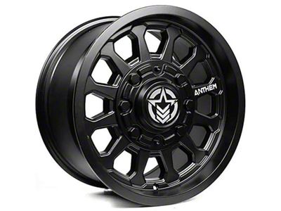 Anthem Off-Road Intimidator Satin Black 6-Lug Wheel; 18x9; -12mm Offset (2024 Ranger)